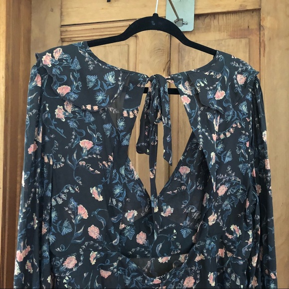 Free People floral mini dress - Picture 3 of 9